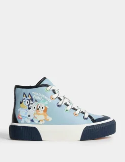 KIds' Bluey™ High Top Trainers (4 Small - 13 Small)