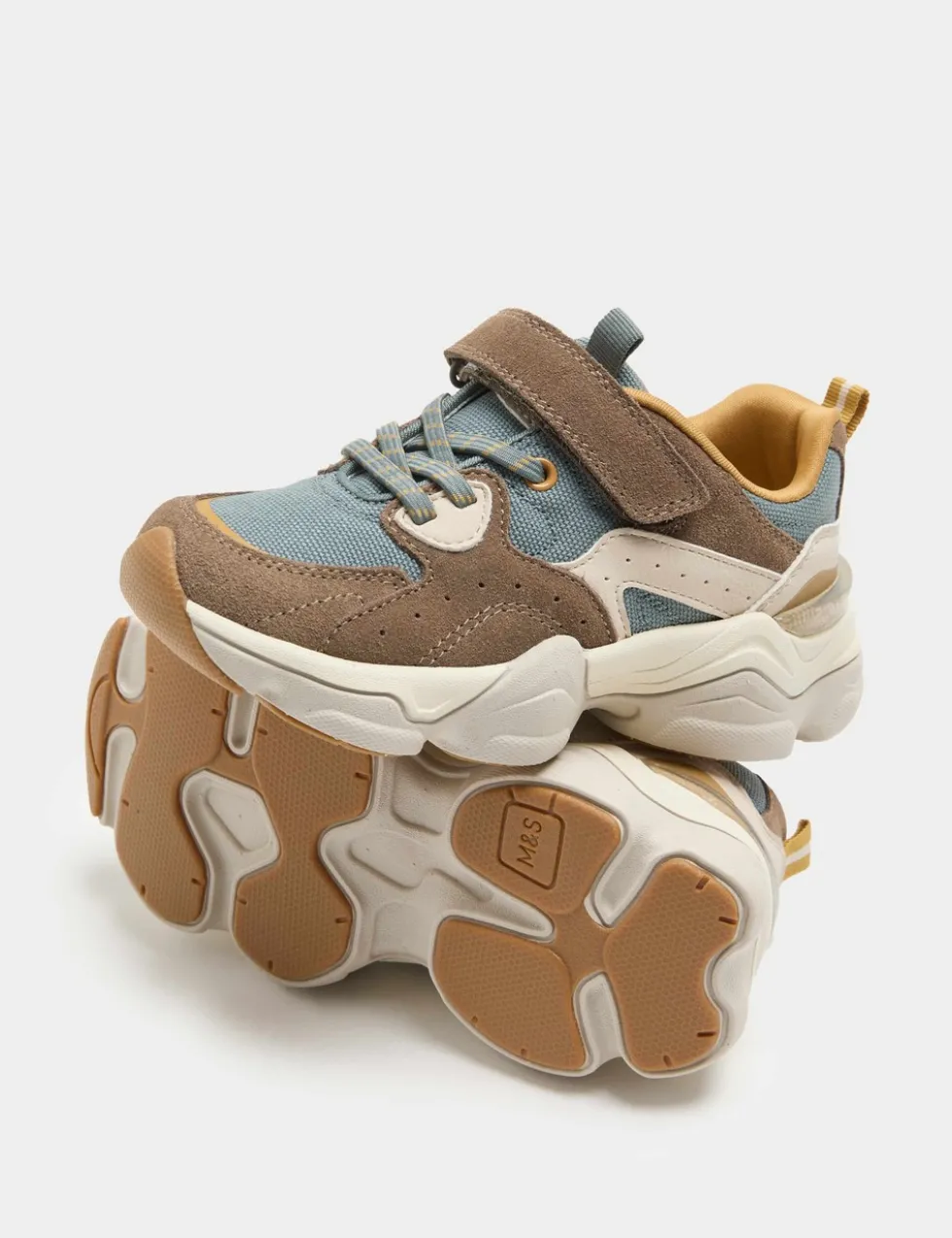 Kids' Chunky Suede Trainers (4 Small - 2 Large)