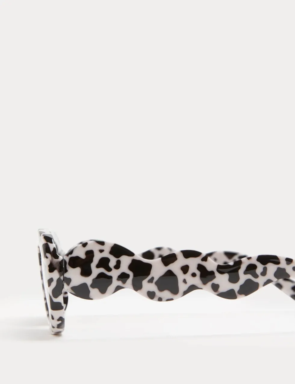 Kids' Cow Print Wave Frame Sunglasses (S-L)