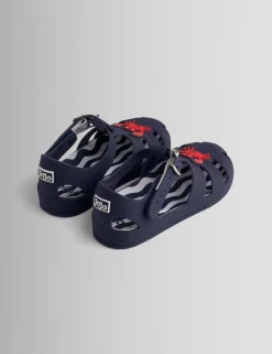 Kids' Crab Riptape Jelly Sandals (4 Small-11 Small)