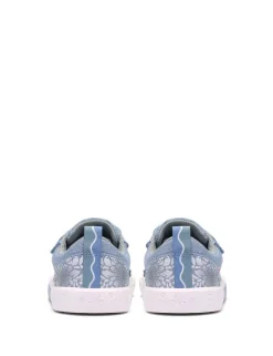 Kids' Denim Canvas Riptape Trainers (7 Small-9½ Small)