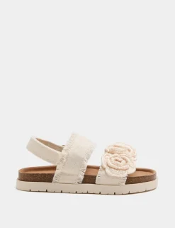 Kids' Double Strap Crochet-Style Sandals (4 Small-2 Large)