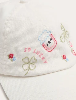 Kids' Embroidered Jam Design Cap (3-13 Yrs)