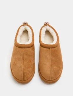 Kids' Faux Fur Lined Slippers (9 Small - 7 Large)