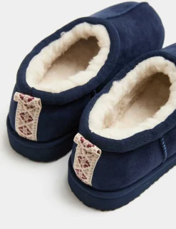 Kids' Faux Fur Lined Slippers (9 Small - 7 Large)
