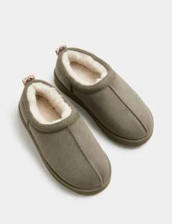 Kids' Faux Fur Lined Slippers (9 Small - 7 Large)
