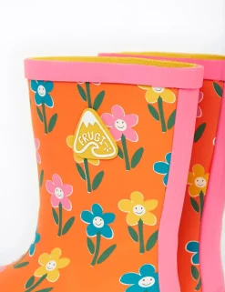 Kids' Floral Wellies (1 Small - 13 Small)
