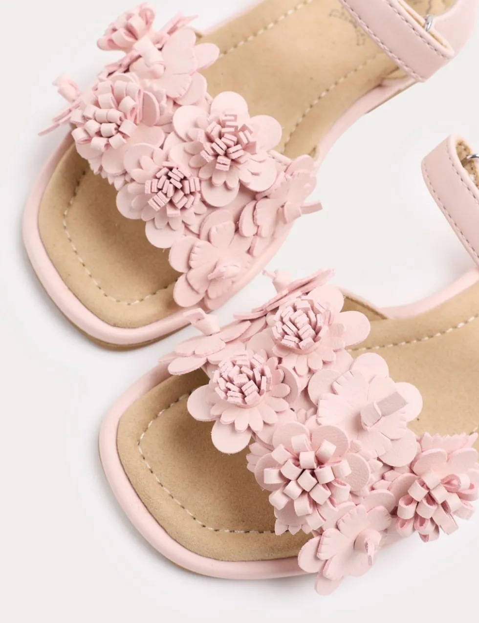 Kids Flower Strap Sandals (4 Small-2 Large)