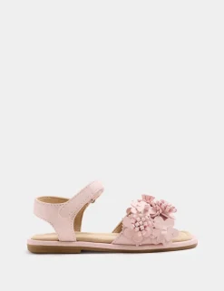 Kids Flower Strap Sandals (4 Small-2 Large)