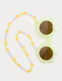 Kids' Flower Sunglasses with Chain