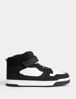Kids' Freshfeet™ Riptape High Top Trainers (4 Small - 7 Large)