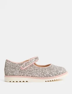 Kids' Glitter Mary Jane Shoes (4 Small - 2 Large)