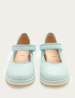 Kids' Glitter Mary Jane Shoes (4 Small - 2 Large)