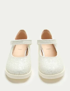 Kids' Glitter Mary Jane Shoes (4 Small - 2 Large)