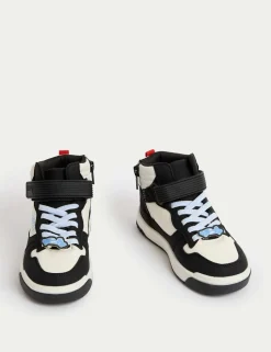 Kids' Hot Wheels™ High Top Trainers (4 Small - 2 Large)