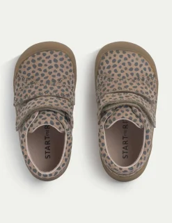 Kids' Leather Animal Print Trainers (3 Small - 7 Small)
