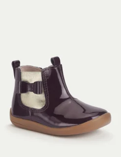 Kids' Leather Bow Detail Boots (4 Small - 8 Small)