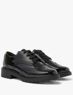 Kids' Leather Brogue School Shoes (13 Small - 7 Large)