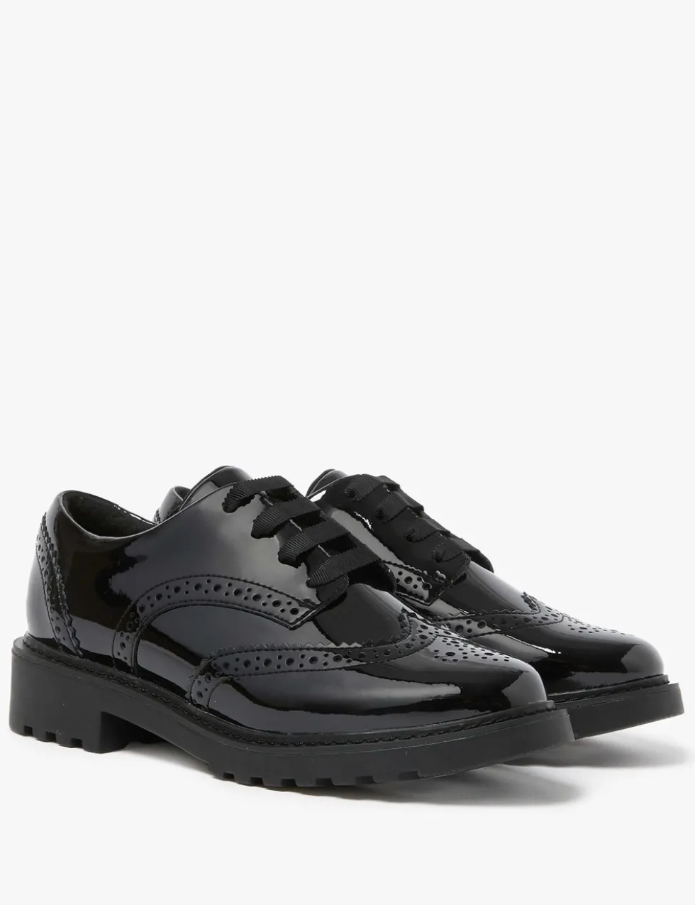 Kids' Leather Brogue School Shoes (13 Small - 7 Large)