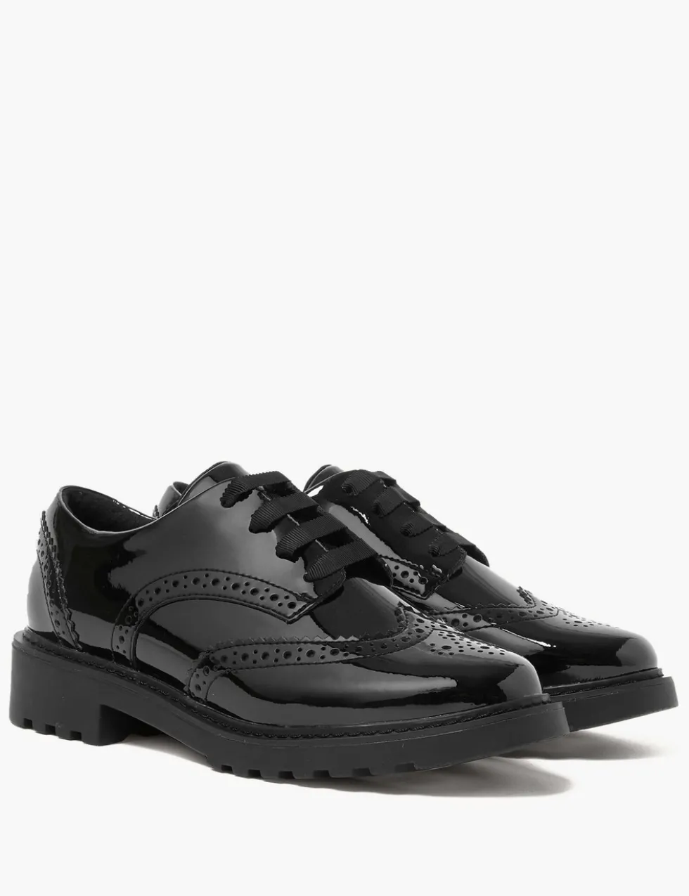 Kids' Leather Brogue School Shoes (13 Small - 7 Large)
