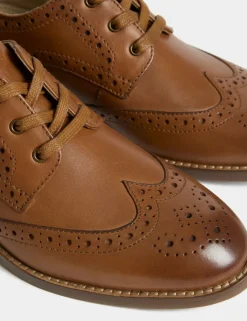 Kids' Leather Brogues (3 Large - 7 Large)