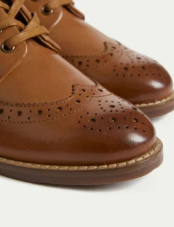 Kids' Leather Brogues (8 Small - 2 Large)
