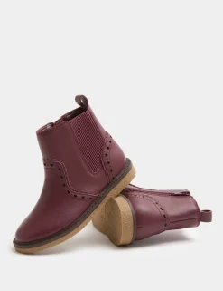 Kids' Leather Chelsea Boots (4 Small - 2 Large)