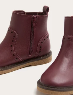 Kids' Leather Chelsea Boots (4 Small - 2 Large)