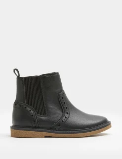 Kids' Leather Chelsea Boots (4 Small - 2 Large)