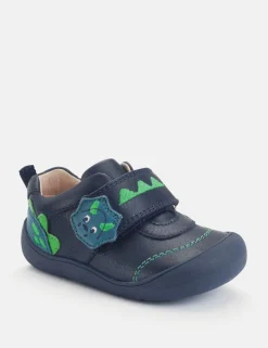 Kids' Leather Dinosaur Trainers (3.5 Small - 6.5 Small)