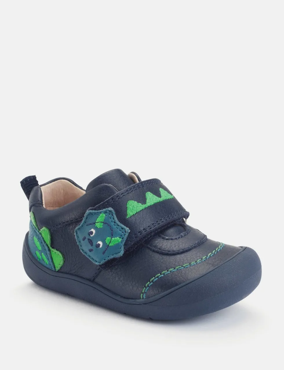 Kids' Leather Dinosaur Trainers (3.5 Small - 6.5 Small)