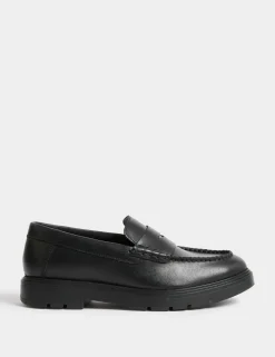 Kids' Leather Freshfeet™ Loafer School Shoes
