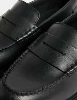 Kids' Leather Freshfeet™ Loafer School Shoes