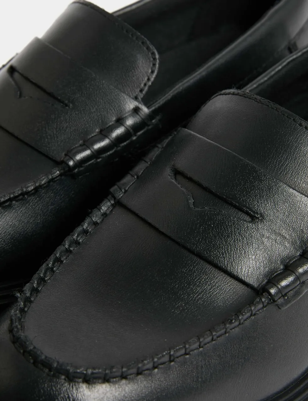Kids' Leather Freshfeet™ Loafer School Shoes