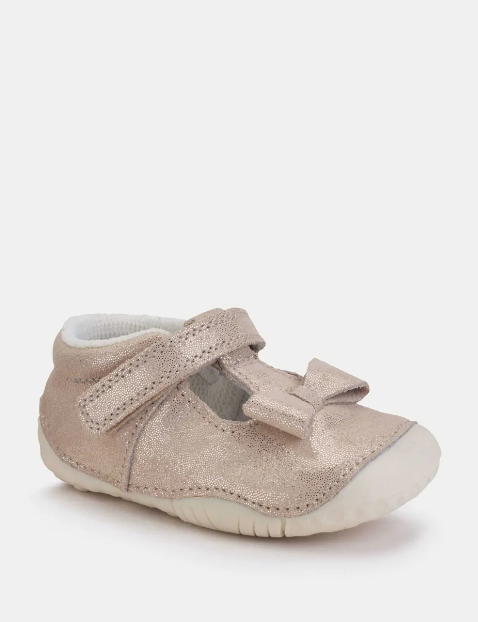 Kids' Leather Glitter Trainers (2 Small - 5 Small)