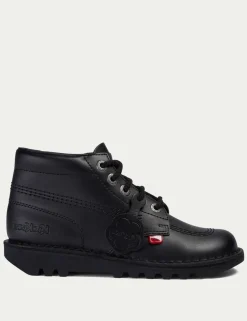 Kids' Leather High Top School Shoes