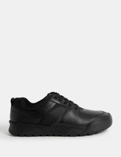 Kids' Leather Lace Freshfeet™ School Shoes (13 Small - 9 Large)