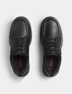 Kids' Leather Lace School Shoes (2 Large - 10 Large)