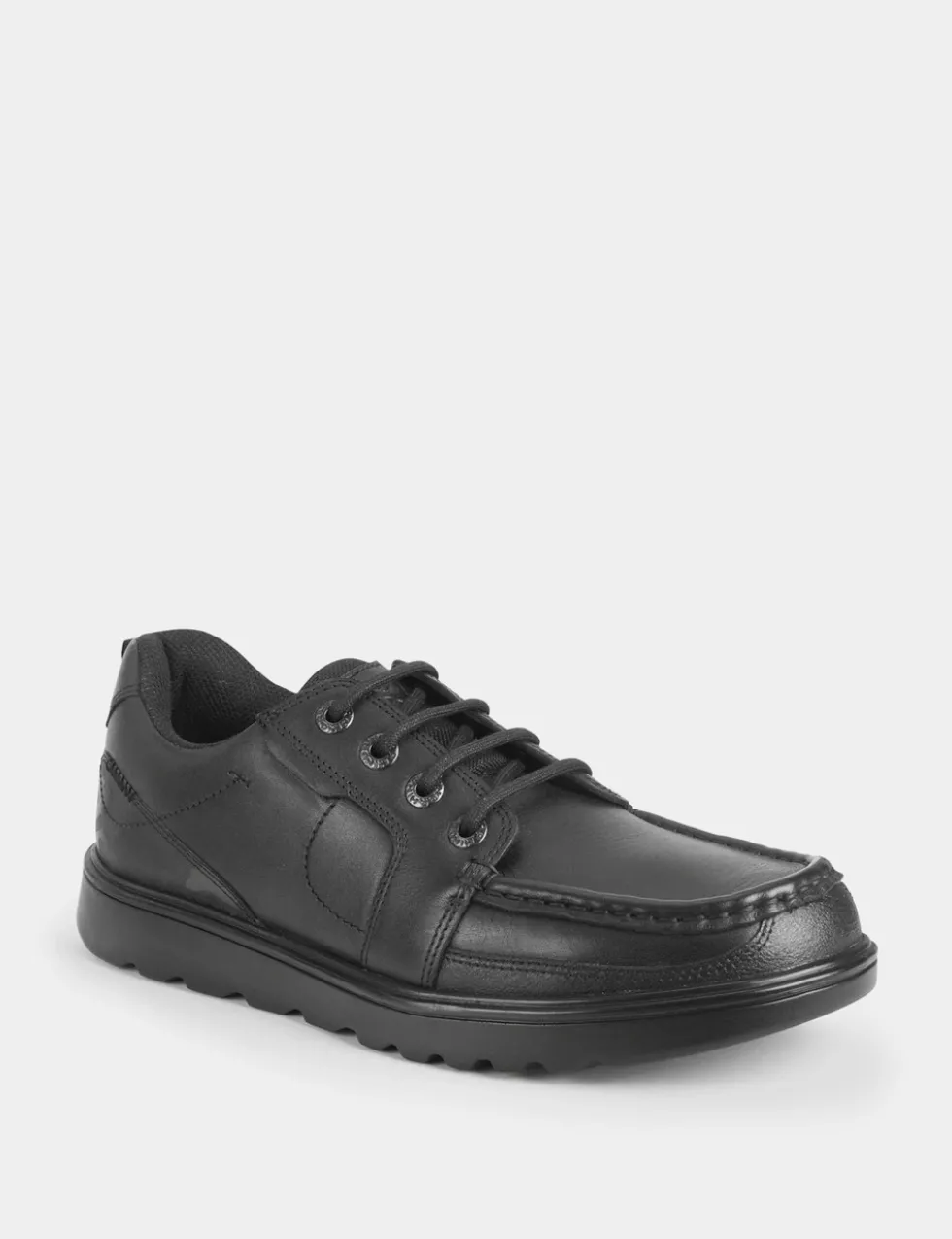 Kids' Leather Lace School Shoes (2 Large - 10 Large)