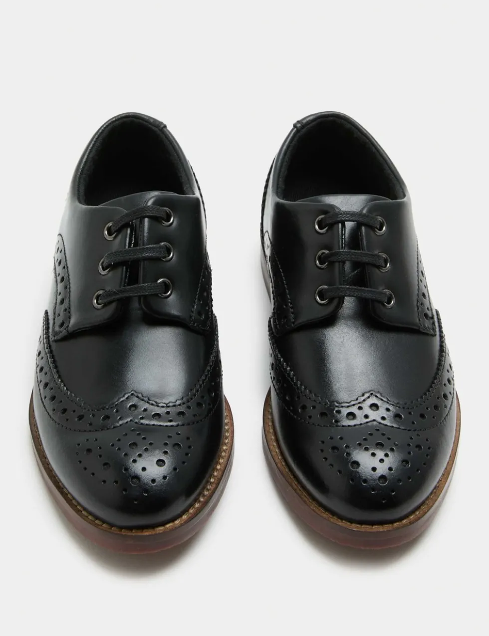Kids' Leather Lace Up Brogues (8 Small - 7 Large)