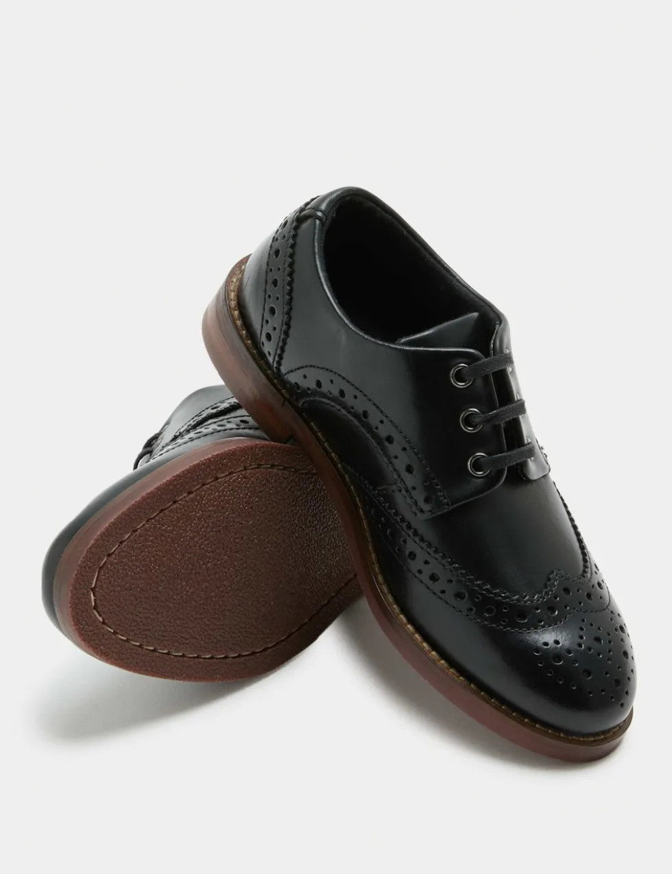 Kids' Leather Lace Up Brogues (8 Small - 7 Large)