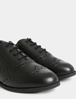 Kids’ Leather Lace-up Brogues School Shoes (13 Small - 7 Large)