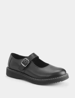 Kids' Leather Mary Jane Schoolwear Shoes (12.5 Small - 9 Large)