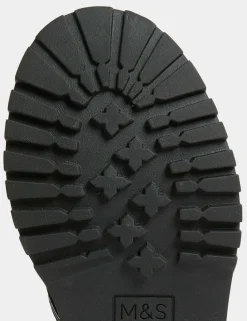 Kids' Leather Patent School Shoes (8 Small - 2 Large)