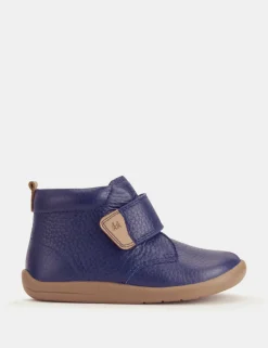 Kids' Leather Riptape Ankle Boots (4 Small - 8 Small)