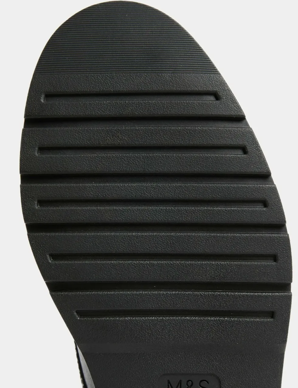 Kids' Leather Riptape School Shoes (13 Small - 9 Large)