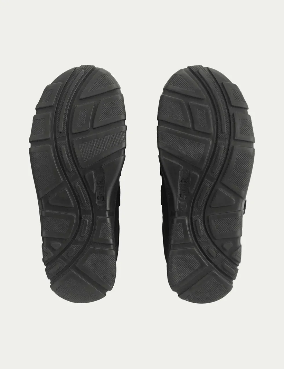 Kids' Leather Riptape School Shoes (9 Small - 3½ Large)