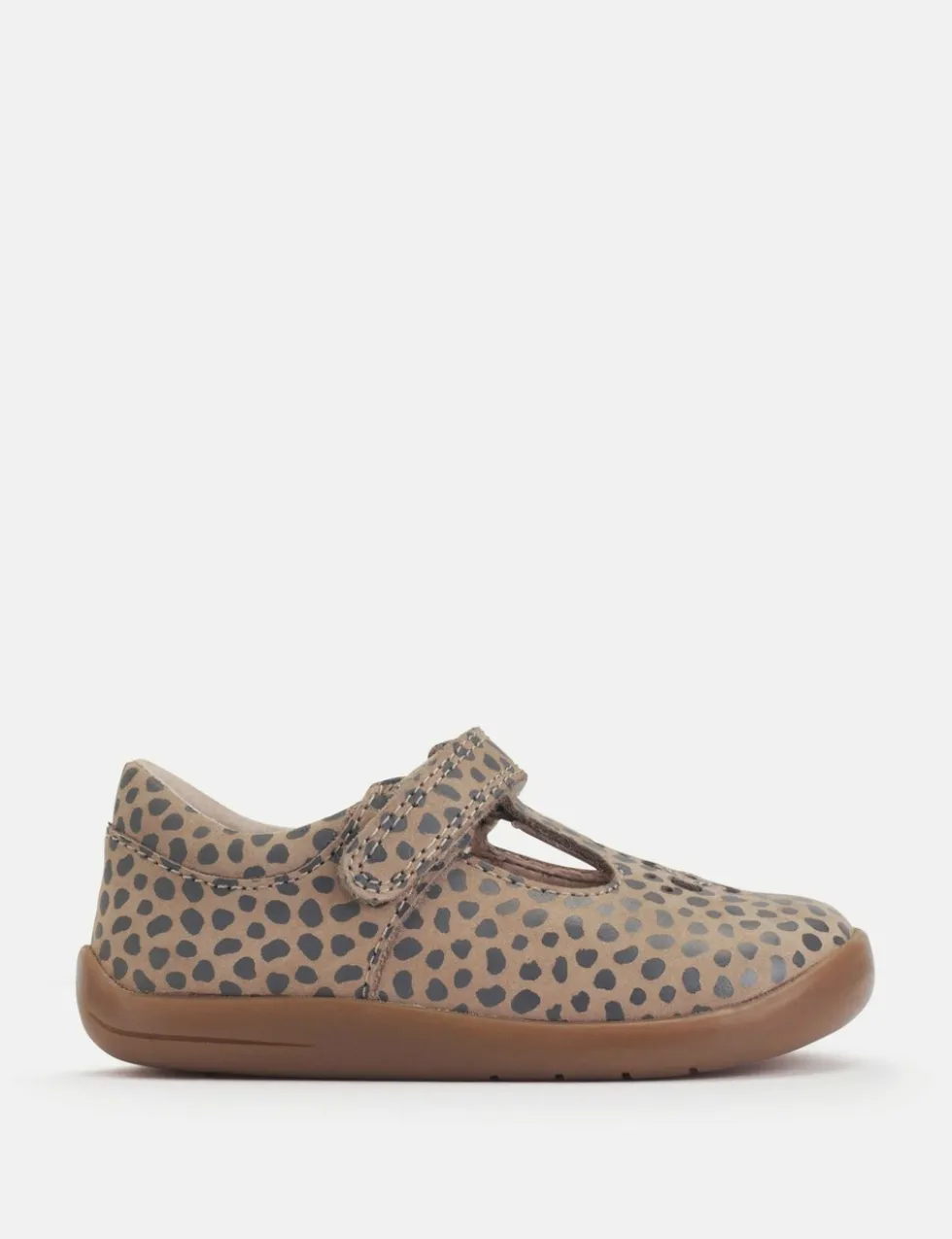 Kids' Leather Riptape Shoes (4½ Small - 8 Small)
