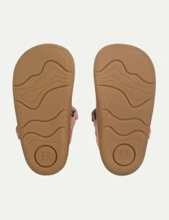 Kids' Leather Riptape T Bar Shoes (3 Small - 7 Small)