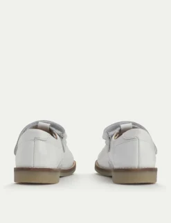 Kids' Leather Riptape T Bar Shoes (6 Small - 12.5 Small)
